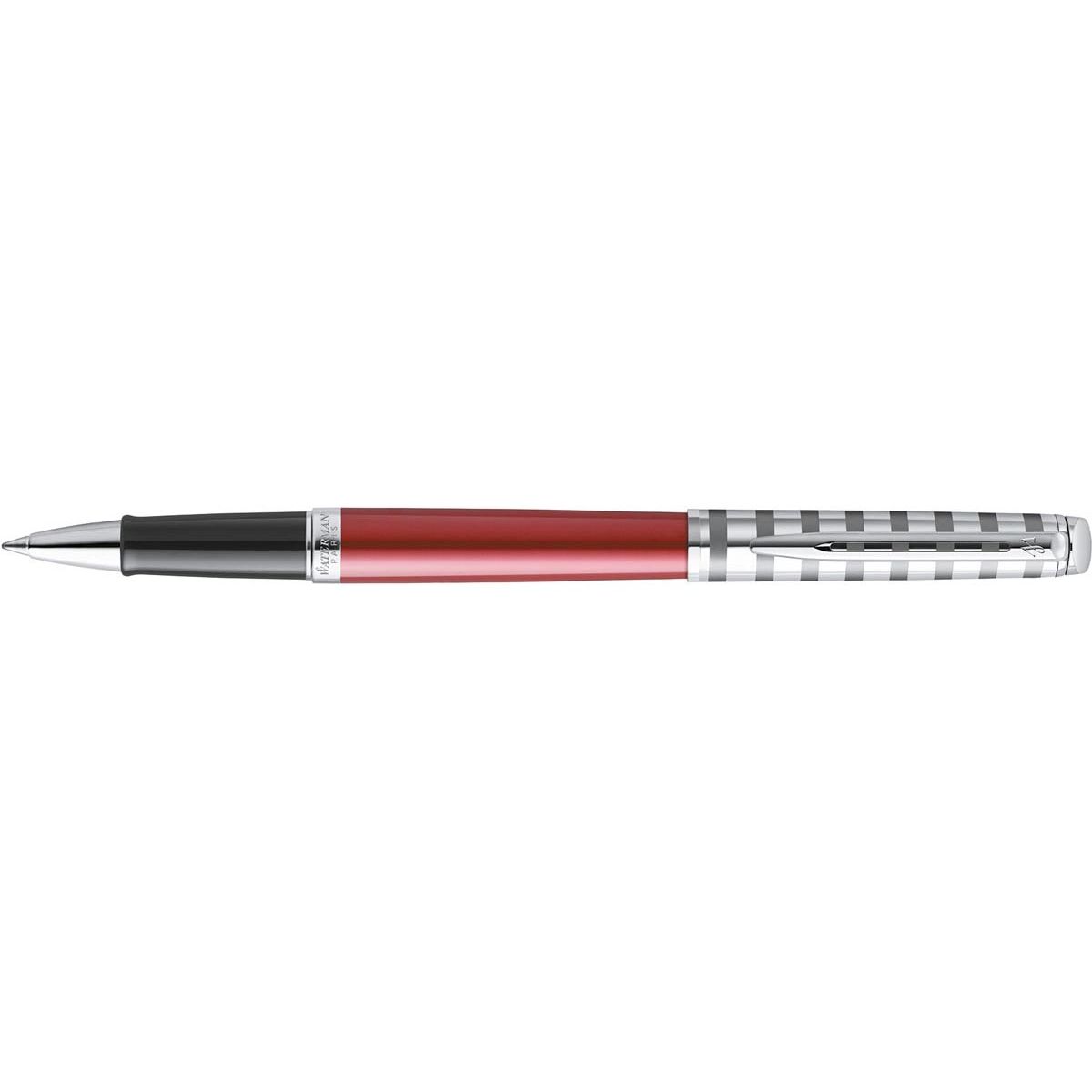 Waterman - roller Hémisphère Deluxe Rouge avec détail palladié