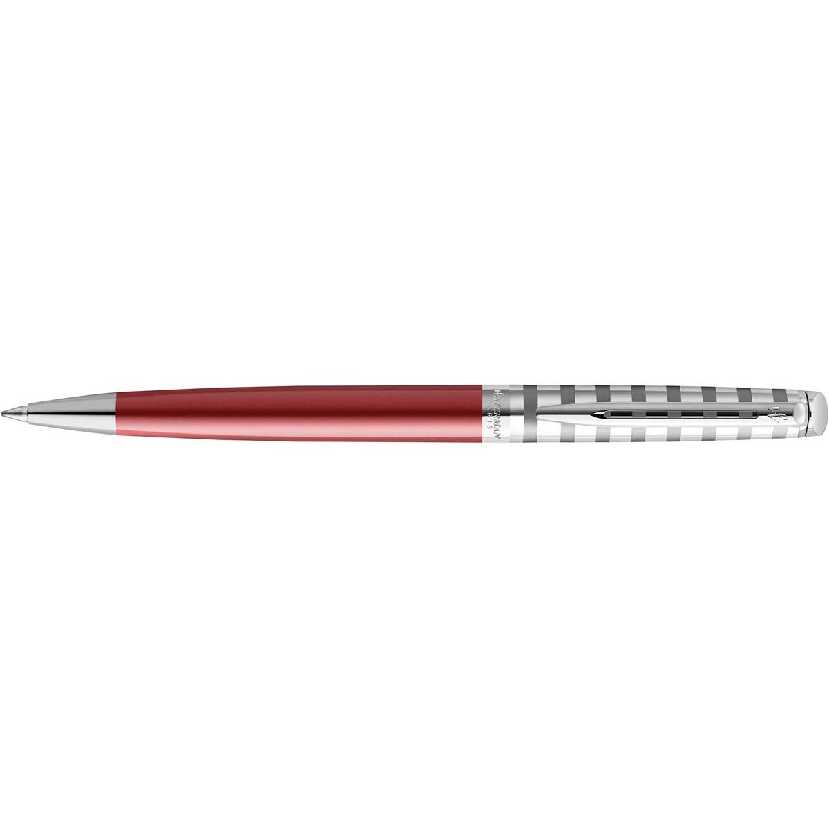 Waterman – Hémisphère Deluxe Roter Kugelschreiber mit Palladium-Detail