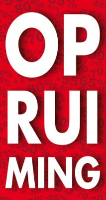 Klika - Fensterticket-Thema CLEARANCE 50x94cm rot