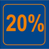 Klika -  Raambiljet 20%, afmeting 24x23 cm.