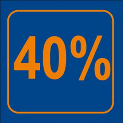 Klika -  Raambiljet 40% , afmeting 24x23 cm.