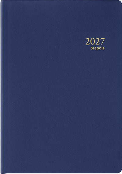 Brepols - agenda Armada Seta in 4 lingue, blu, 2026