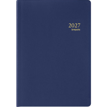 Brepols - agenda Armada Seta in 4 lingue, blu, 2026
