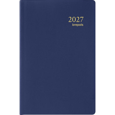 Brepols - agenda Delta Seta 6 lingue, blu, 2026