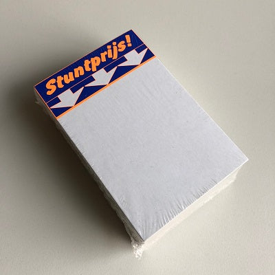 Klika - Price card Stunt prize! 2kl 8x12cm 100pcs 20 pieces