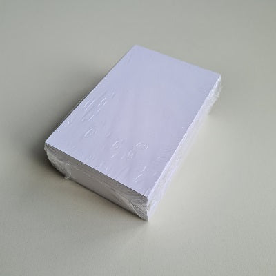 Klika - Prijskaart blanco wit 8x12cm 100 stuks11 stuks