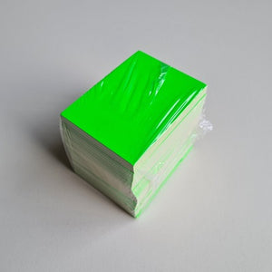 Klika - Preiskartenrohling fluorgrün 6x8cm 100 13 Stück
