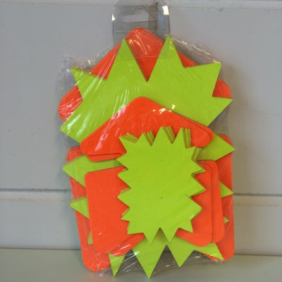 Klika - Fluor assorti 20 pcs jaune fluo et orange