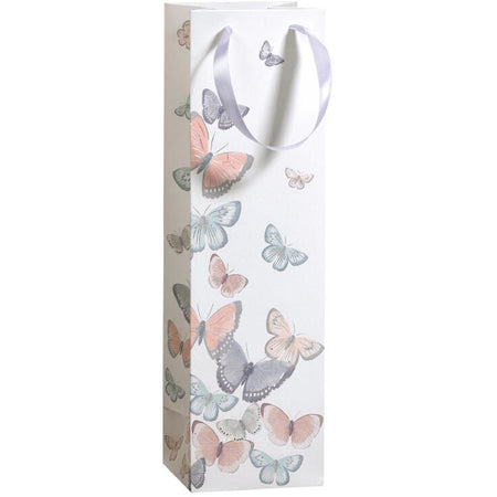 Klika -  Geschenkzak Tender Butterflies, voor fles, 38 x 10 x 10 cm