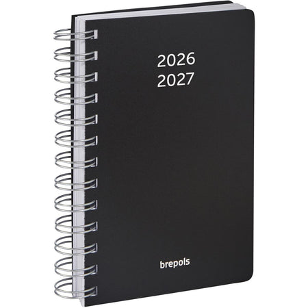 Brepols - Agenda scolastica Brepols Wire-O, nera, 2024-2025