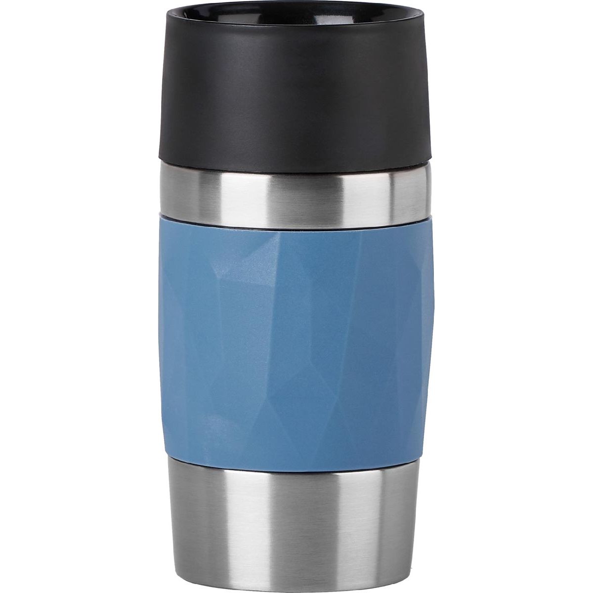 EMSA - EMSA Travel Becher kompaktes Thermosbeker, 0,3 l, blau