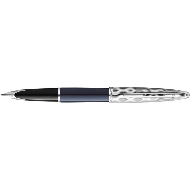 Waterman - penna stilografica Carène 22, fine, in confezione regalo, Blu CT