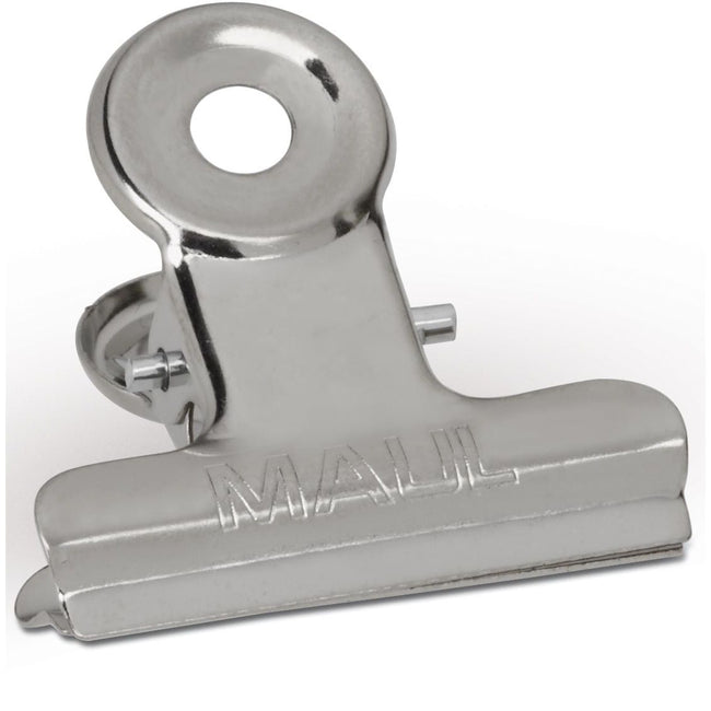 Maul -  papierklem bulldogclip 30mm blister 10 verchroomd