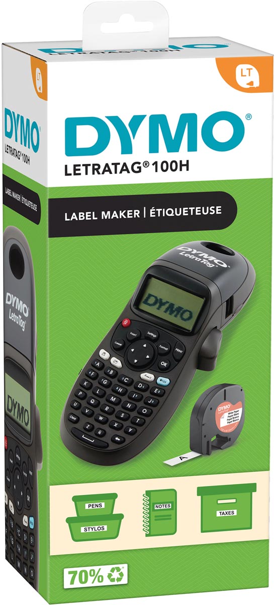 DYMO - Briefing System Letratag LT -100H, Schwarz