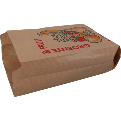Klika - Bag | Sac à fruits | Papier Non. 1 | 14/8x25,5 cm | Toujours frais Brun | 10 kg