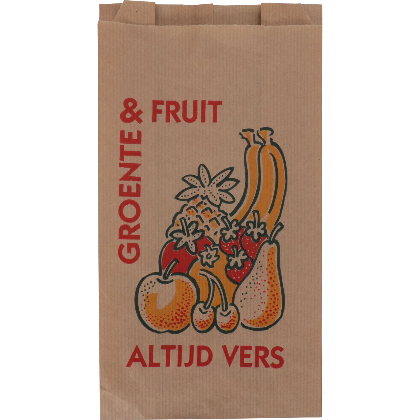 Klika - Sac | Sac de fruits | Papier | N°1 | 1 livre | 14/ 8x25,5cm | Toujours frais | marron | 10 kg