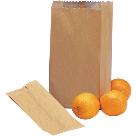 Klika - Bolsa | Bolsa de frutas | Papel | N° 2 | 2 libras | 16/ 10x30,5cm | marrón | 10 kilos