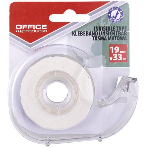 Prodotti UFFICIO - nastro adesivo 19 mm x 33 mt trasparente blister con 1 dispenser con 1 rotolo