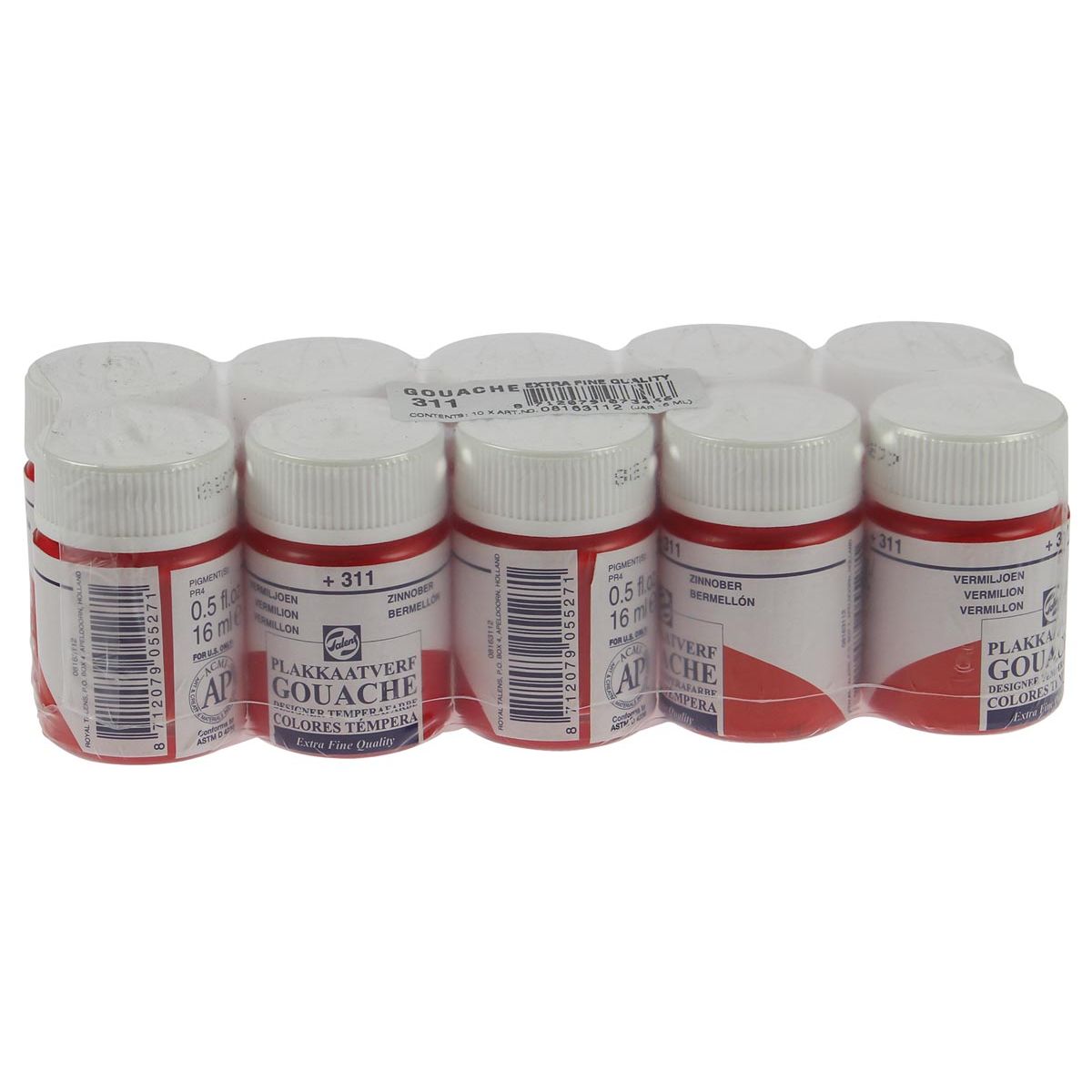 Talens - guazzo Extra Fine bottiglia da 16 ml, vermiglio