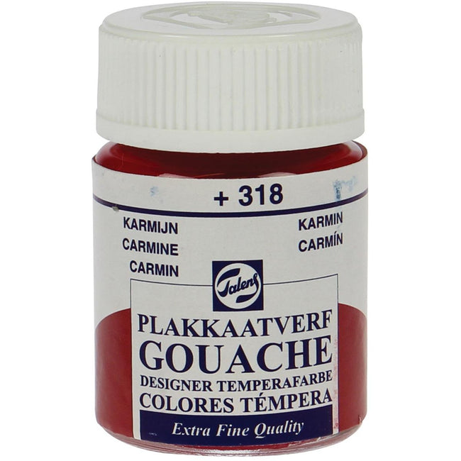 Talens -  plakkaatverf Extra Fijn flacon van 16 ml, karmijn