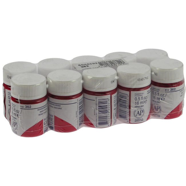 Talens -  plakkaatverf Extra Fijn flacon van 16 ml, donkerroze