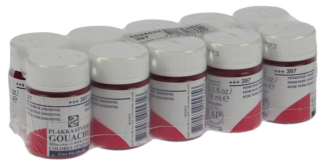 Talens -  plakkaatverf Extra Fijn flacon van 16 ml, permanentroze (magenta)