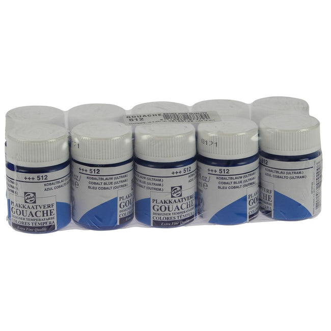 Talens -  plakkaatverf Extra Fijn flacon van 16 ml, kobaltblauw (ultramarijn)