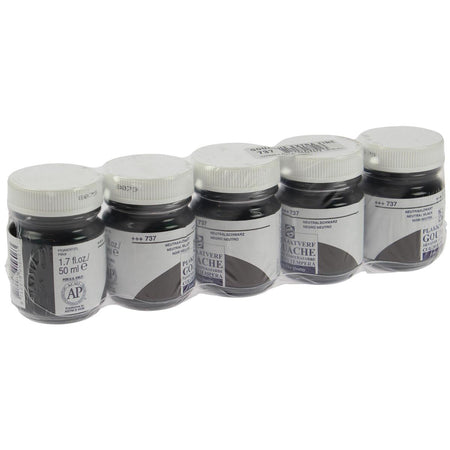 Talens - Plaque Vef Extra Fine Flacone da 16 ml, nero neutro