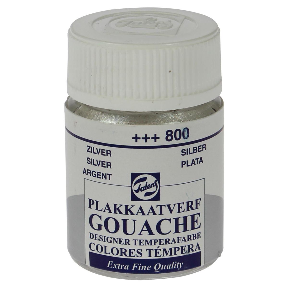 Talens -  plakkaatvef Extra Fijn flacon van 16 ml, zilver