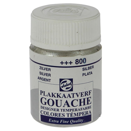 Talens - Plaque Vef Extra Fine bottle of 16 ml, silver