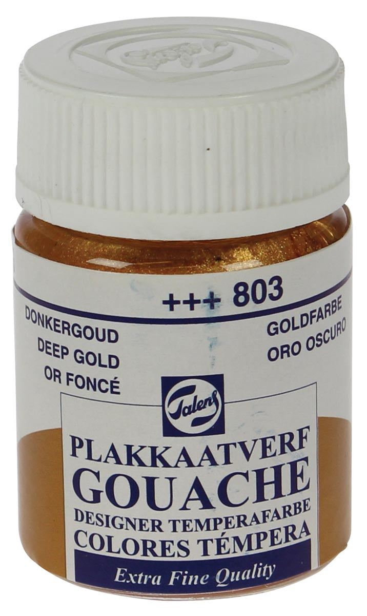 Talens - guazzo Extra Fine bottiglia da 16 ml, oro scuro
