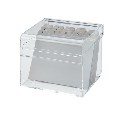Maul -  Kaartenbak  met index din a6 acryl