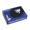 Clairefontaine - Trophée tel, papier coloré, A4, 210 g, 250 feuilles, noir