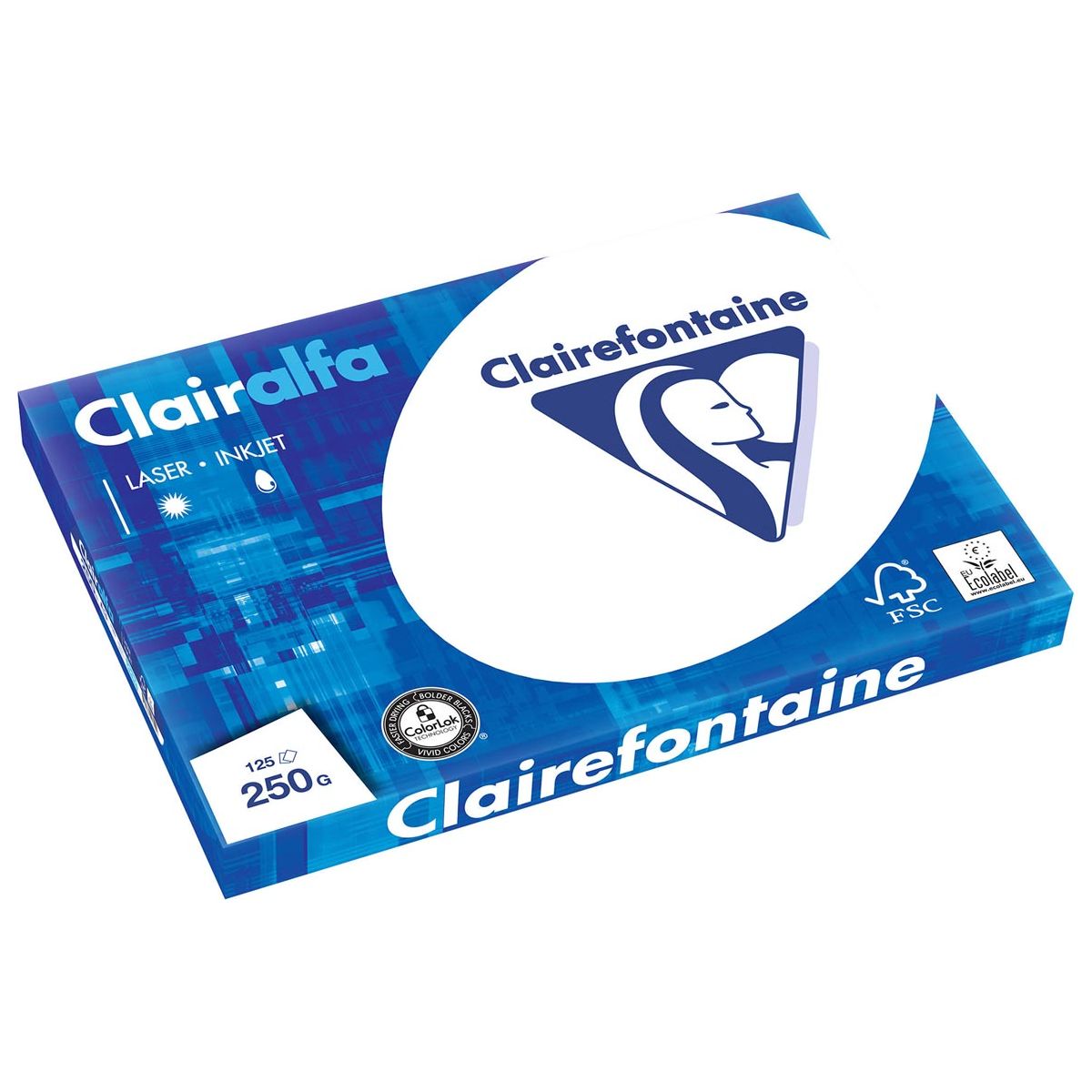 CLAIREFONTAINE - CLAIRALFA PRESOIN POWER A3, 250 G, 125-Span Suit