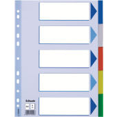 Esselte - Schede A4 11R PP 5 pezzi