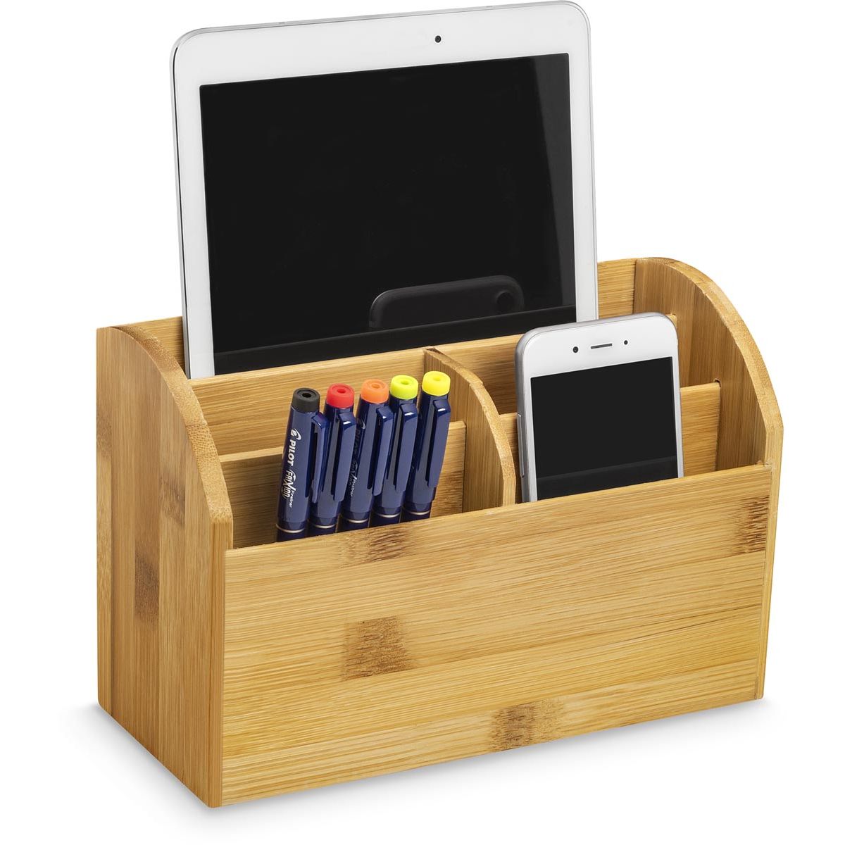 CEP -   desk organizer uit bamboe, staand, 5 vakken