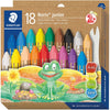 Staedtler - Crayons de cire Noris Junior, étui de 18 pièces