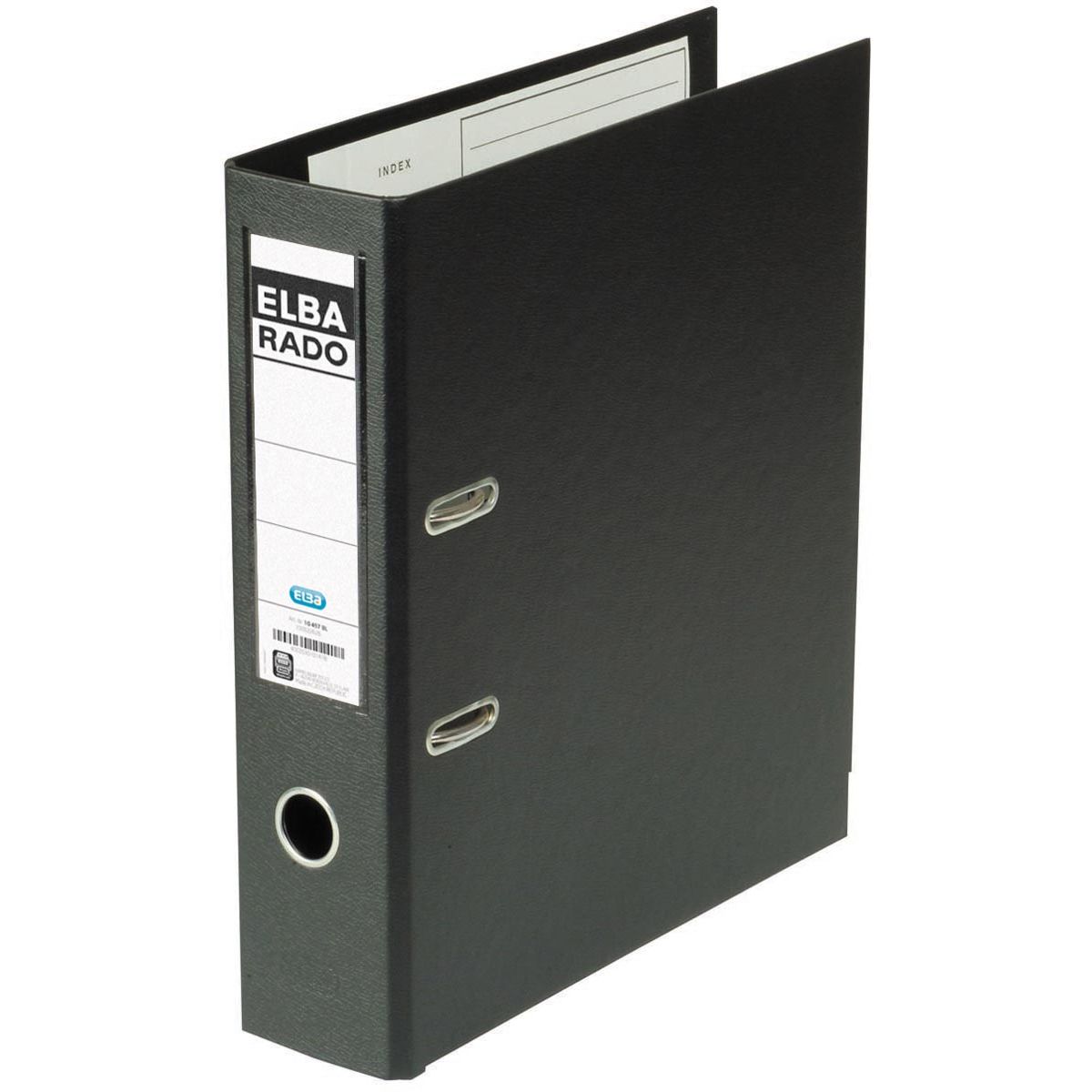 Elba - Rado Plast folder, black, spine of 8 cm