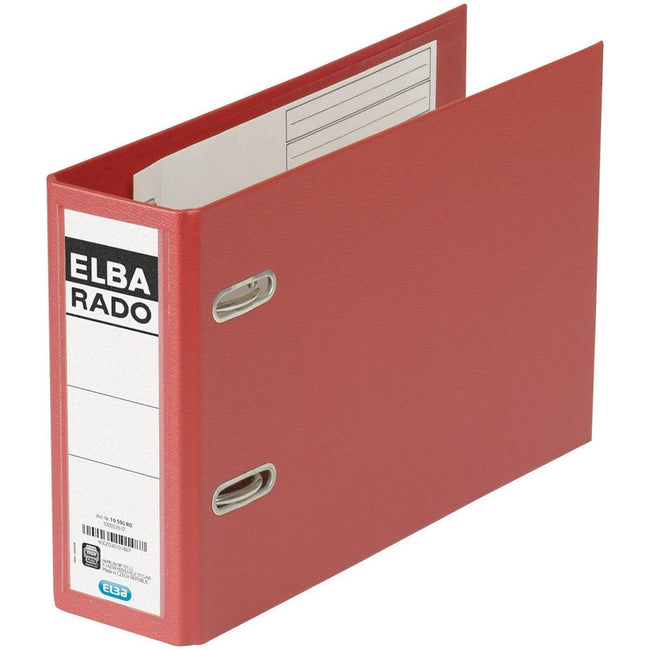 Elba - Rado Plast Ordner pour Ft A5 Cross, rouge foncé, dos de 7,5 cm