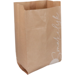 Klika - Bag | Papier NEIN. 2 | 16/ 10x30,5 cm | Immer frisch lecker | Braun | 10 kg