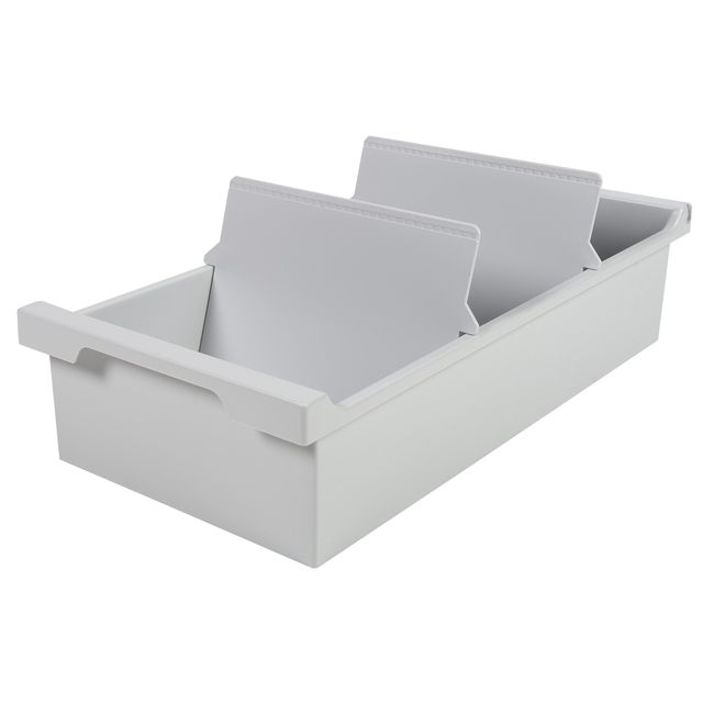 Multiform - Fichero A6 de plástico gris