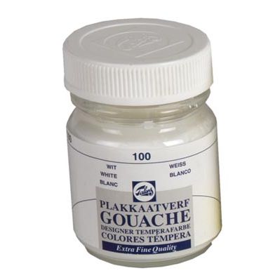 Talens - Plaque Vef Extra Fine Flacone da 50 ml, bianco