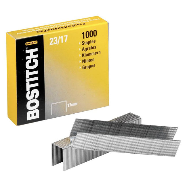 Bostitch-Staples 23-17-1m, 17 mm, verzinkt, für 00540, HD-23L17, HD-12F