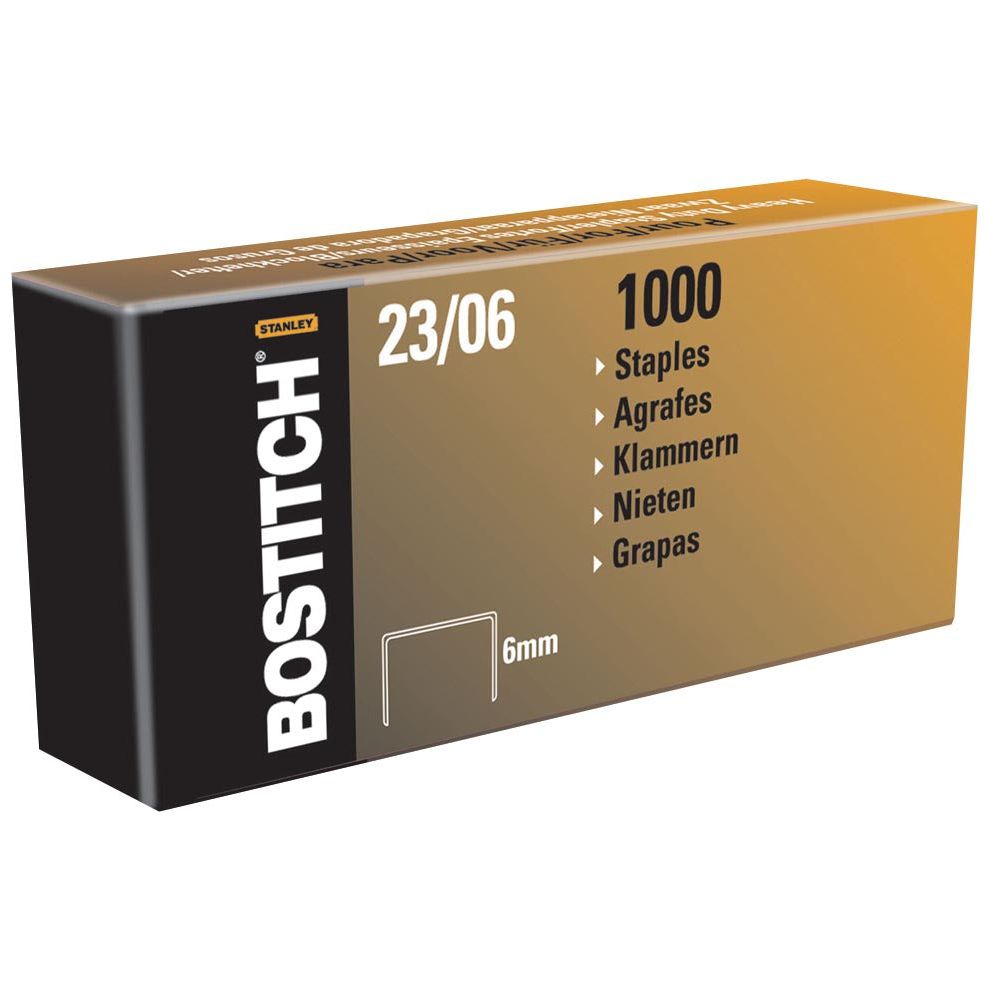 Bostitch-Staples 23-6-1m, 6 mm, verzinkt, für PHD60, B310HDS, HD-23L17