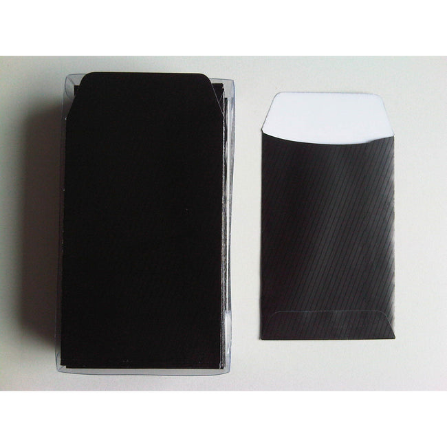 Klika - Bolsas kraft negras 16x23cm 70gr 100 piezas