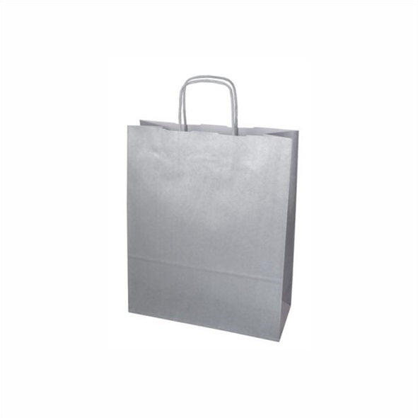 Klika - Papier de sac de transport - Silver - AFM. 18x8x21cm - 5 pièces