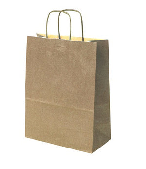 Klika - Carrier bag paper brown dimensions 32x12x41cm 5 pieces