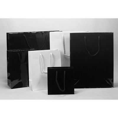 Klika -  Draagtas gelamineerd zwart afm41x14x36cm