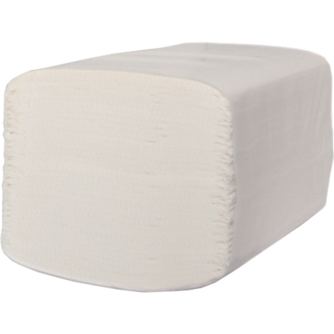 Cleaninq - ALTERNATIVA Toalla plegable en V 24x21cm BLANCO suave 3200 piezas