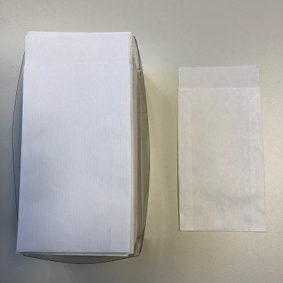 Klika - Bolsas kraft blancas 7x13 cm 200uds